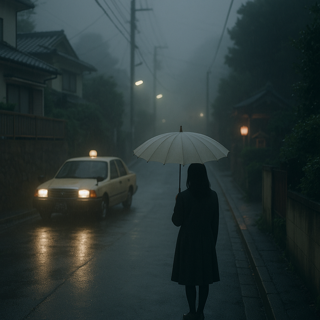 パラソルぐらいの傘のイメージ