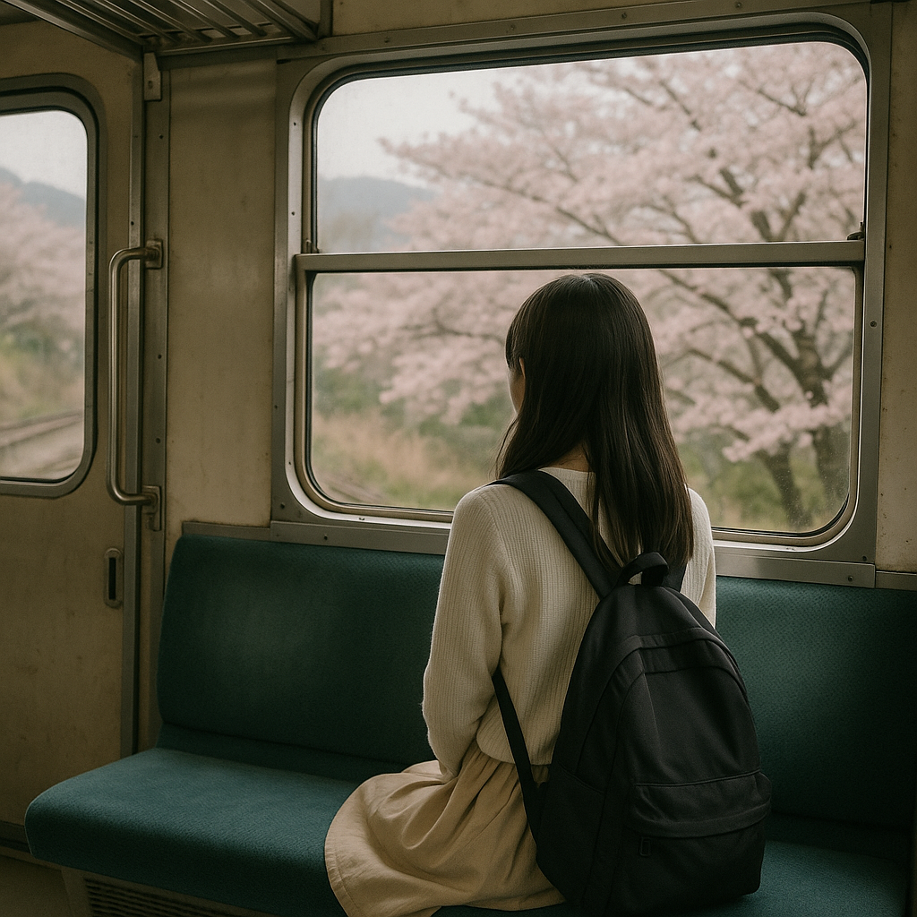 中2の春①（下りの電車でプチ旅行）のイメージ