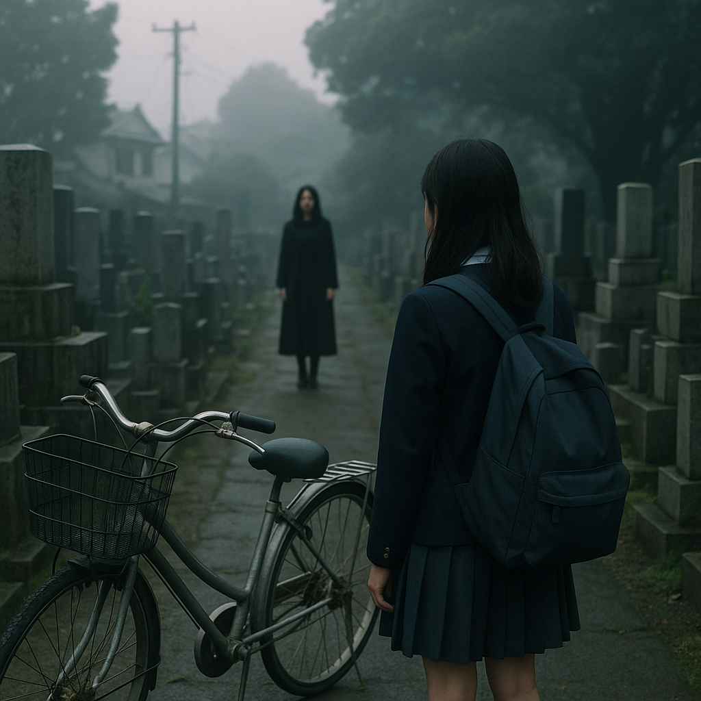 墓地の女のイメージ