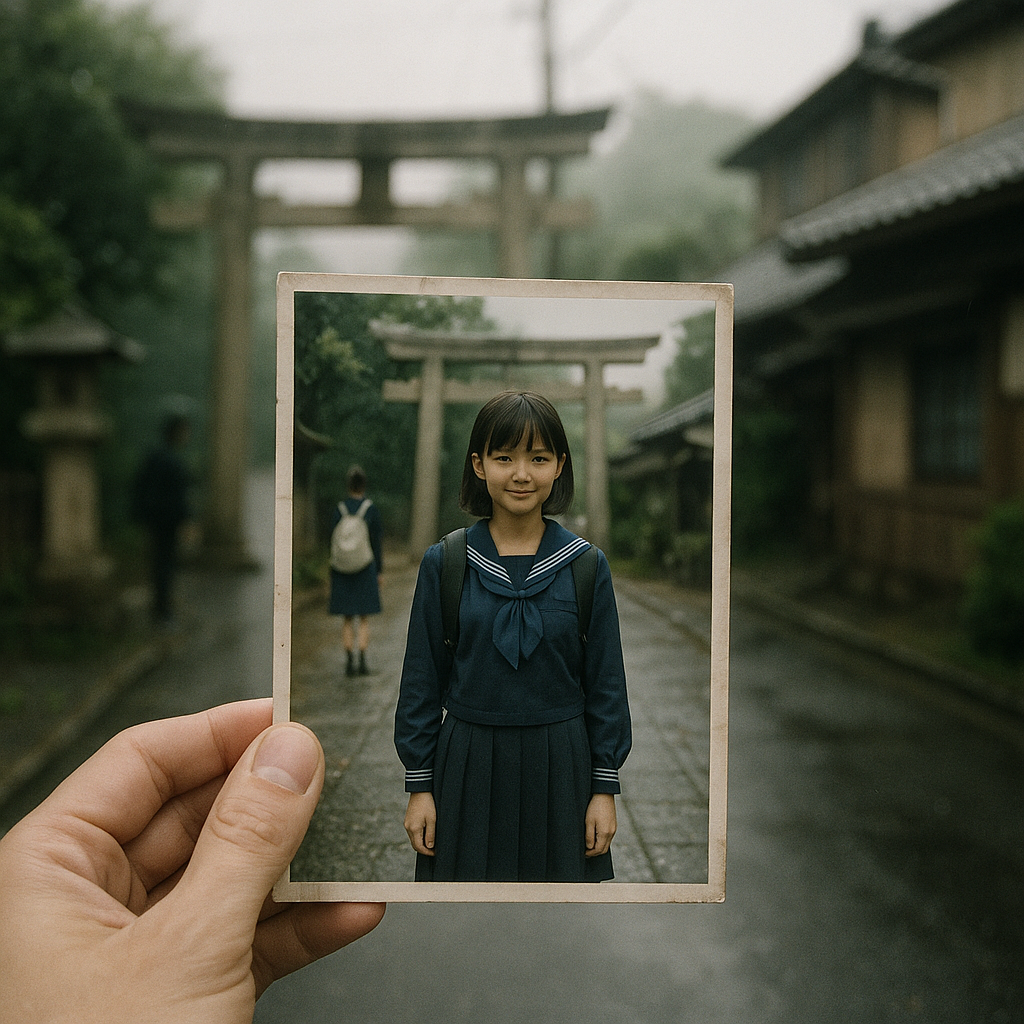 思い出の写真に…