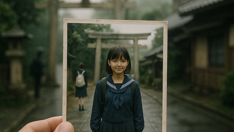 思い出の写真に…