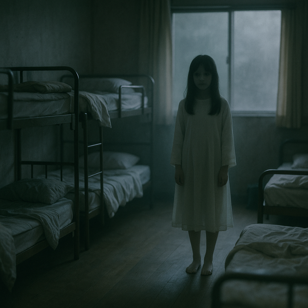 白い服を着た女の子