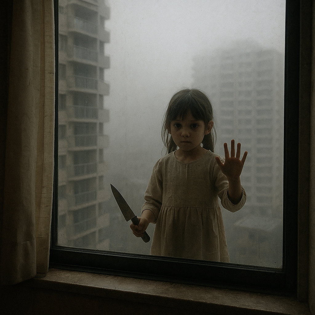 窓の向こうの遊びのイメージ