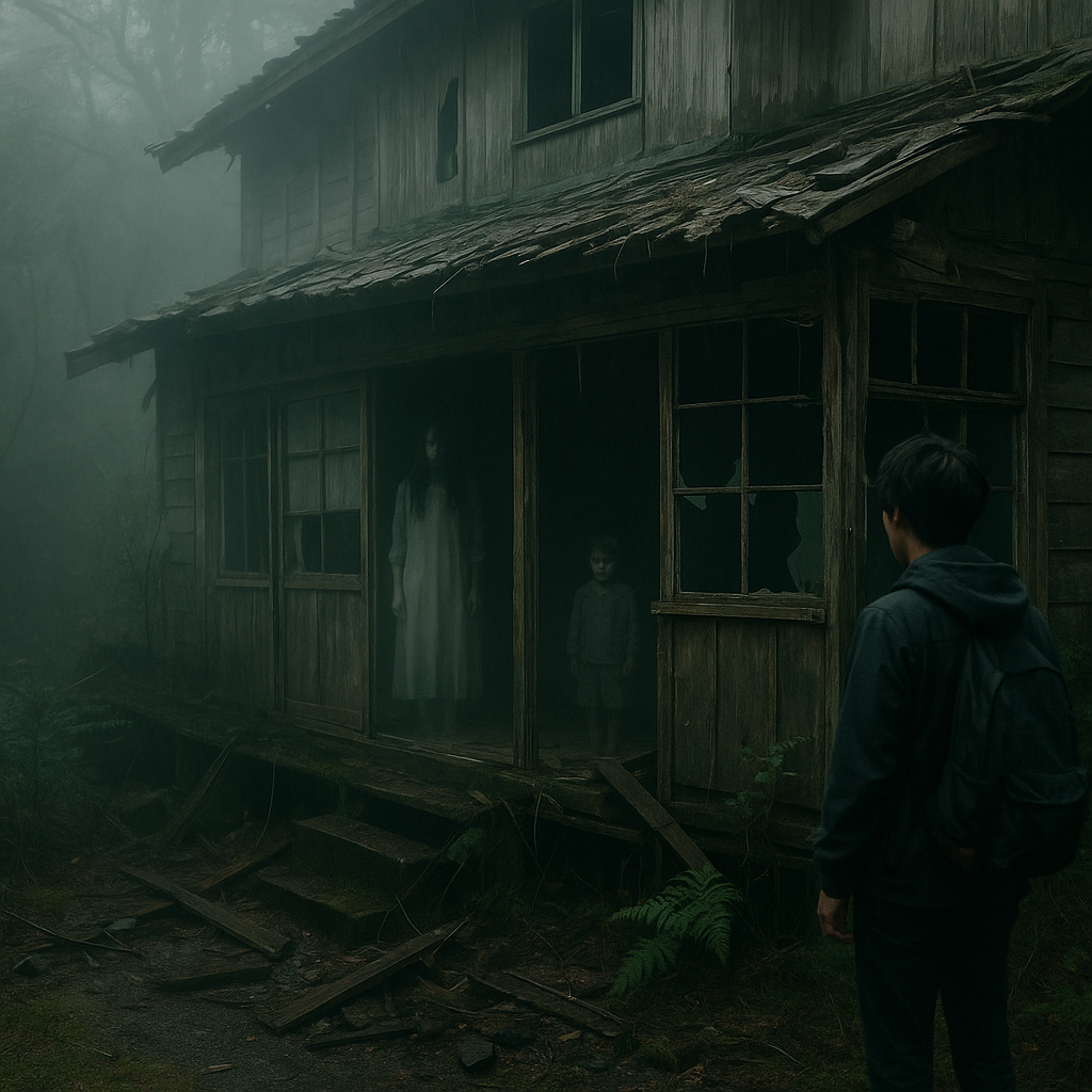 廃屋でみた幽霊より怖いもののイメージ