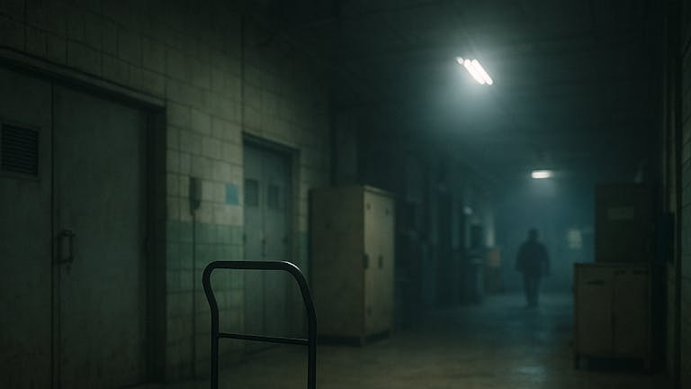 台車の影だけが動いた