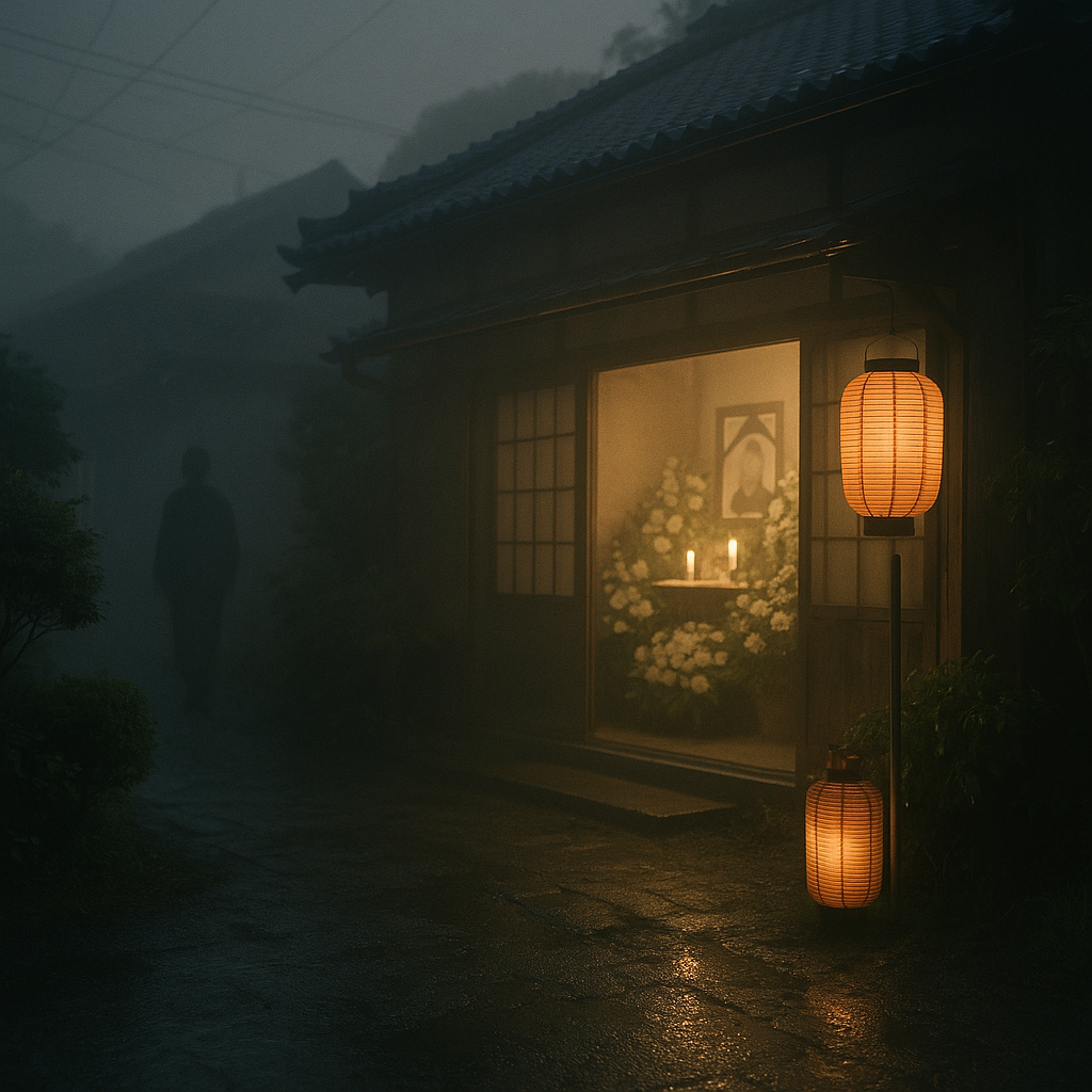 忘れられないお葬式の夜の夢のイメージ