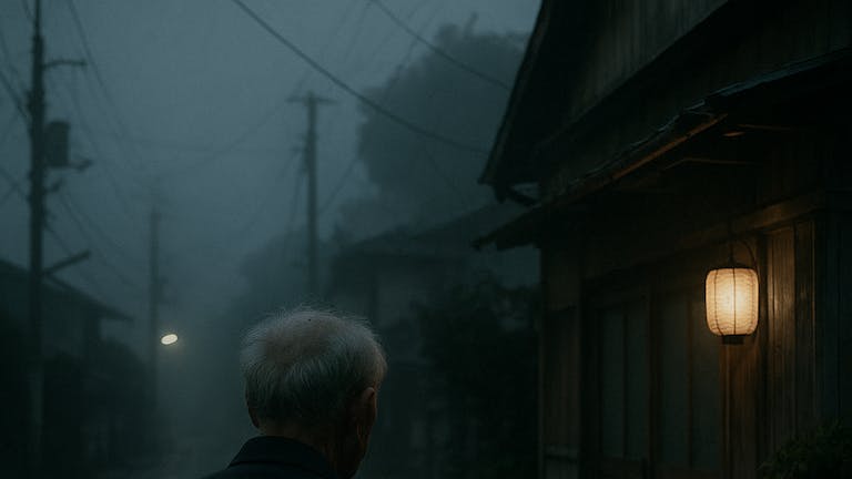 「お爺さん、まだ真夜中ですよ。」