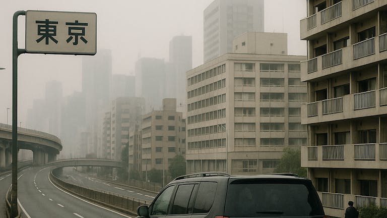 高速道路を飛ばし、いざ東京へ