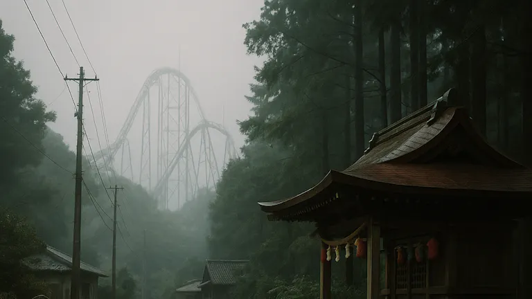 有名なテーマパークの周辺は