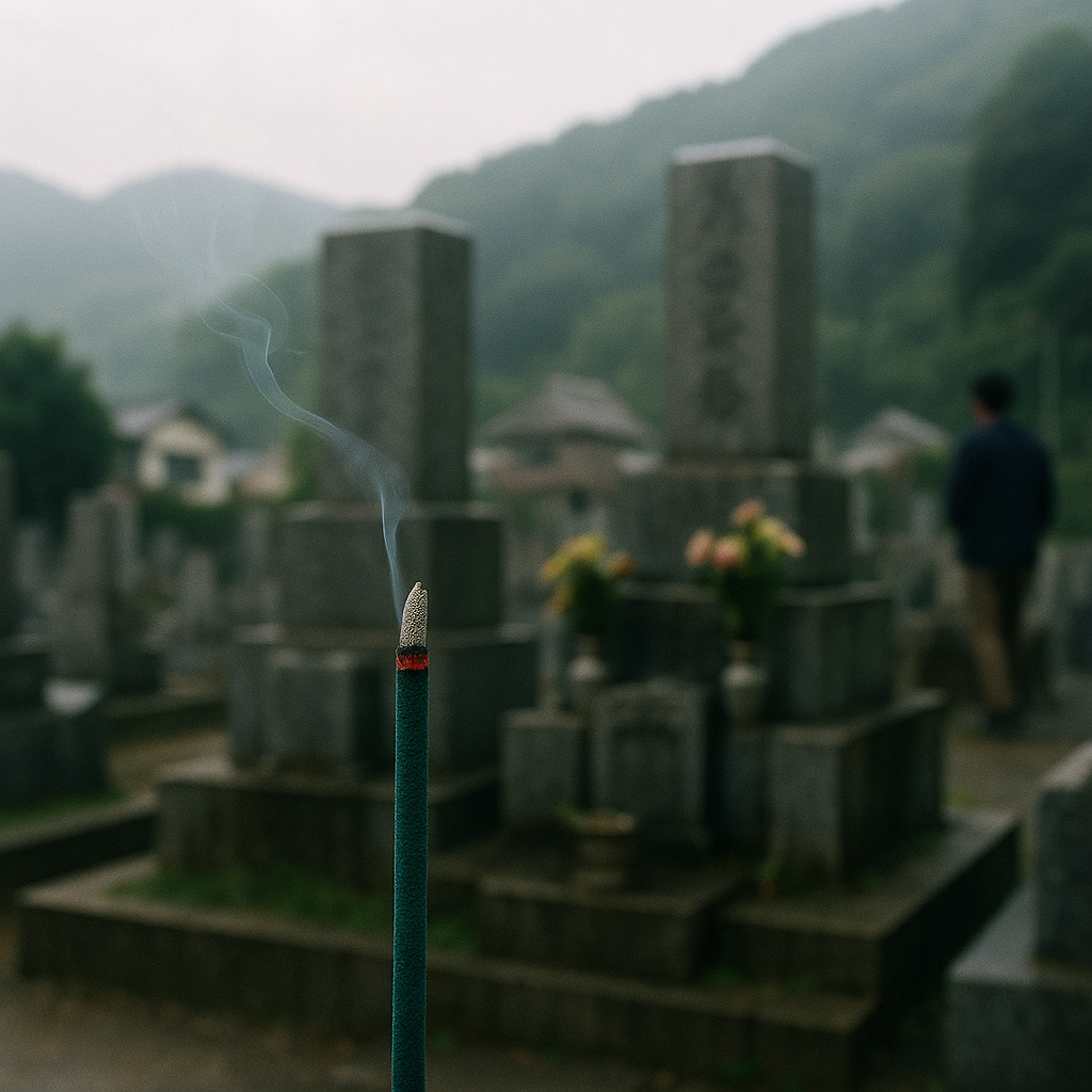 線香の香りのイメージ