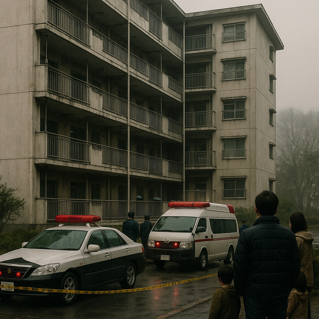 飛び降り自殺が多い団地のイメージ