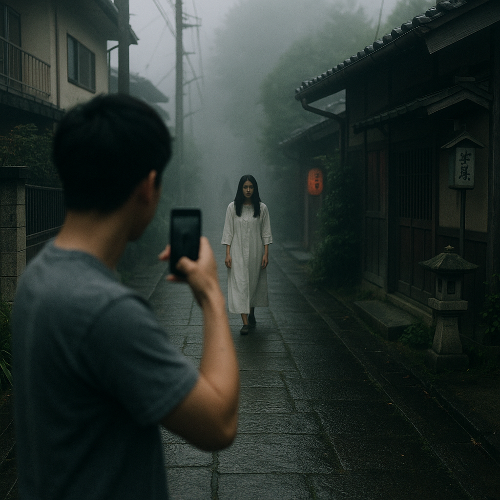 近づく女のイメージ