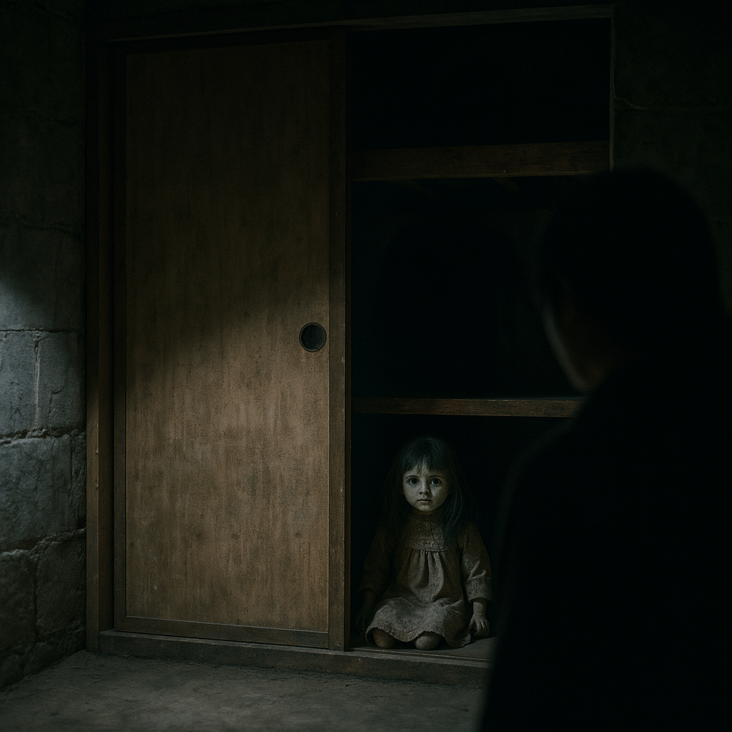 押し入れの中の影のイメージ