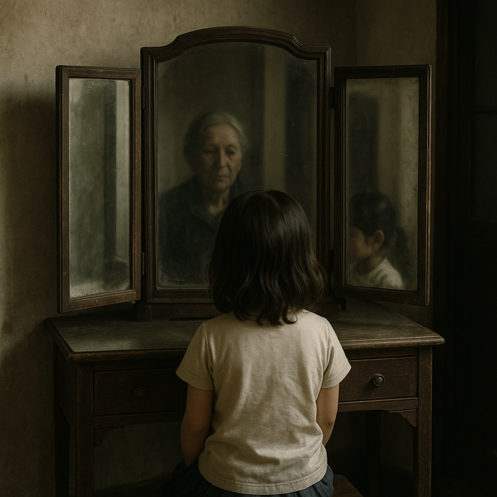 三面鏡のイメージ