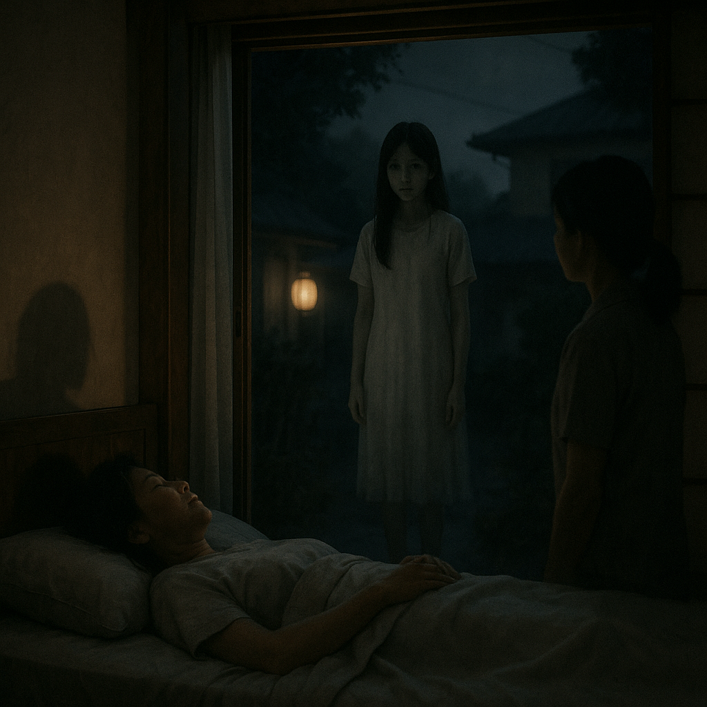 お盆の幽霊のイメージ