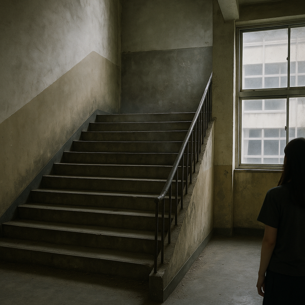 行き止まりの階段のイメージ