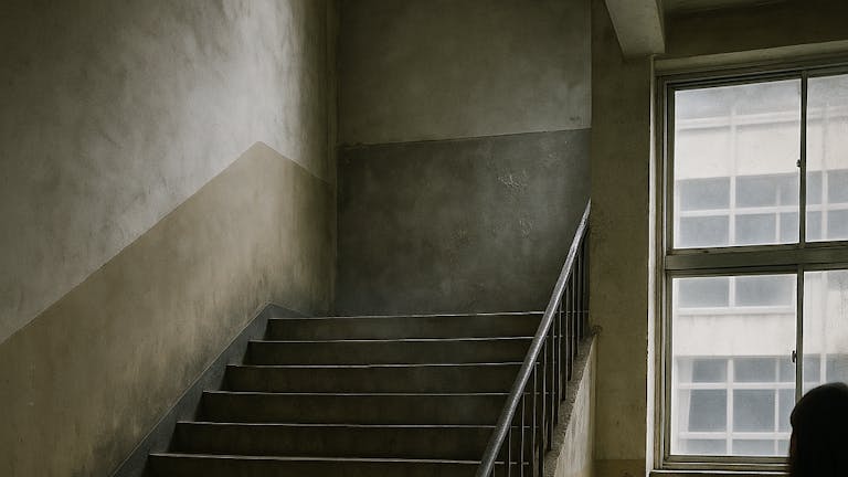 行き止まりの階段