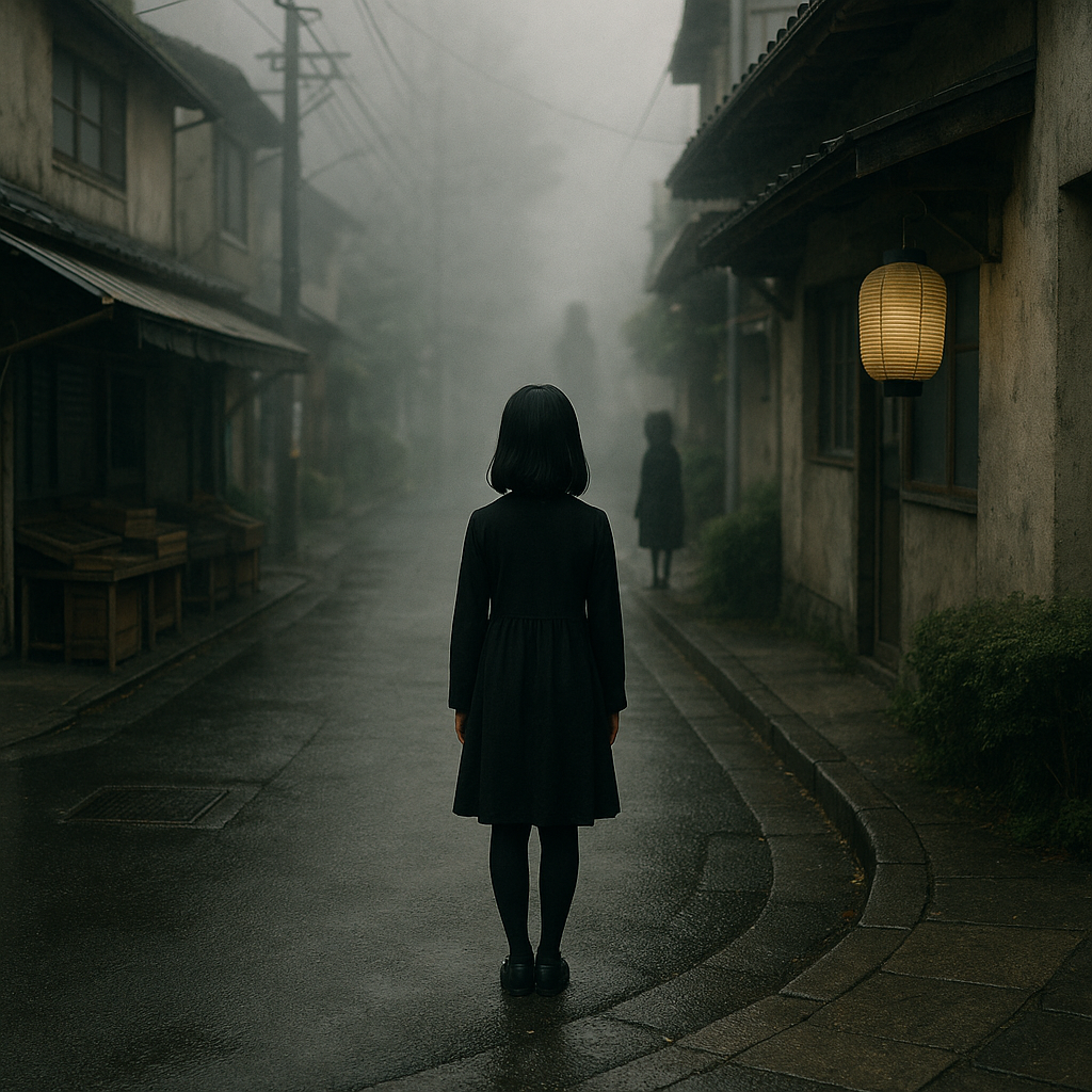 黒い少女のイメージ