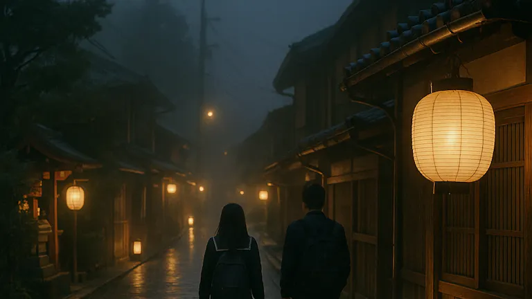 修学旅行③(京都の街を茉莉子と歩く)