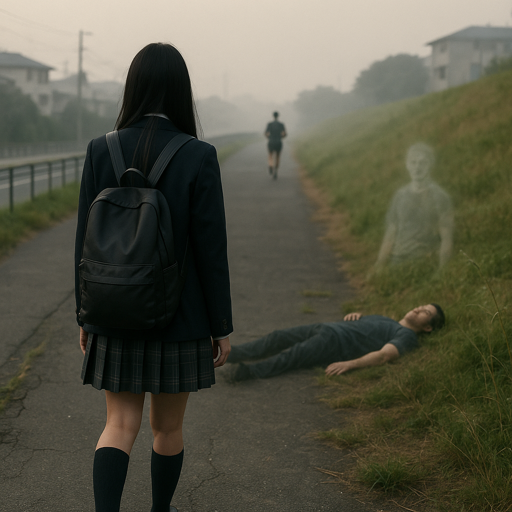 女子高校生の通ってきた道には・・