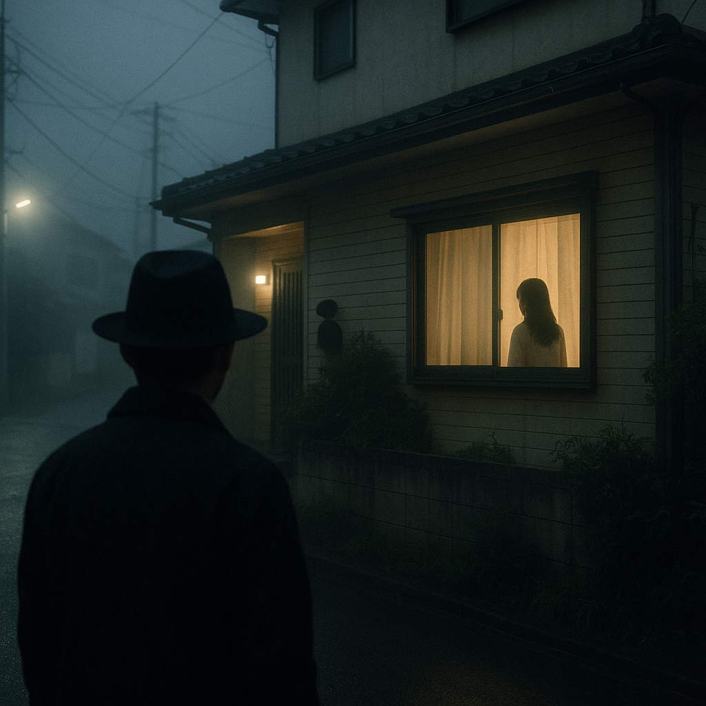 家の前でずっと待っていたのイメージ