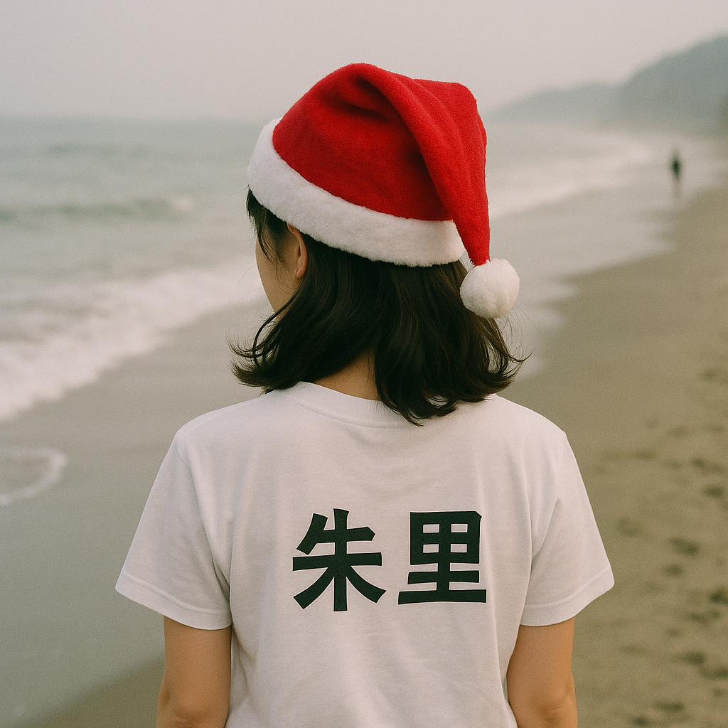 真夏のクリスマス①（もうすぐ留学で会えなくなる彼女のイメージ