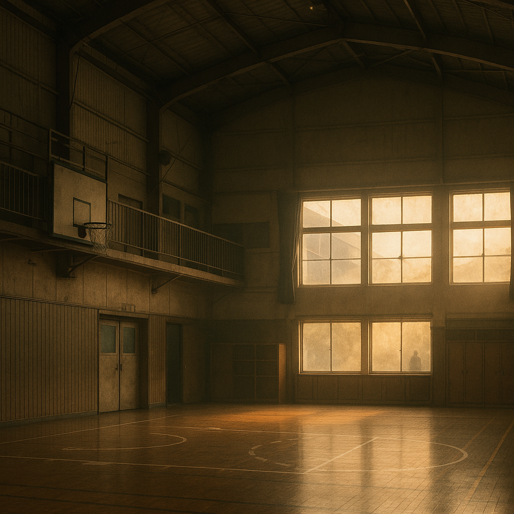 体育館の話のイメージ