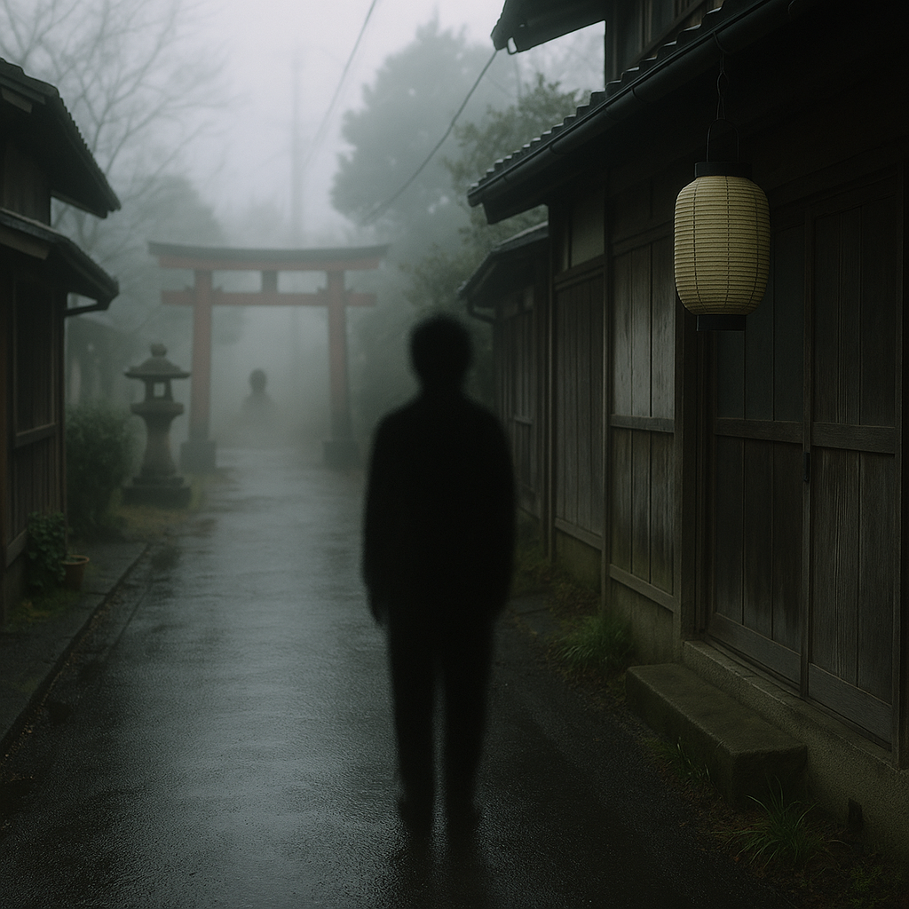 黒い影を見た私のイメージ