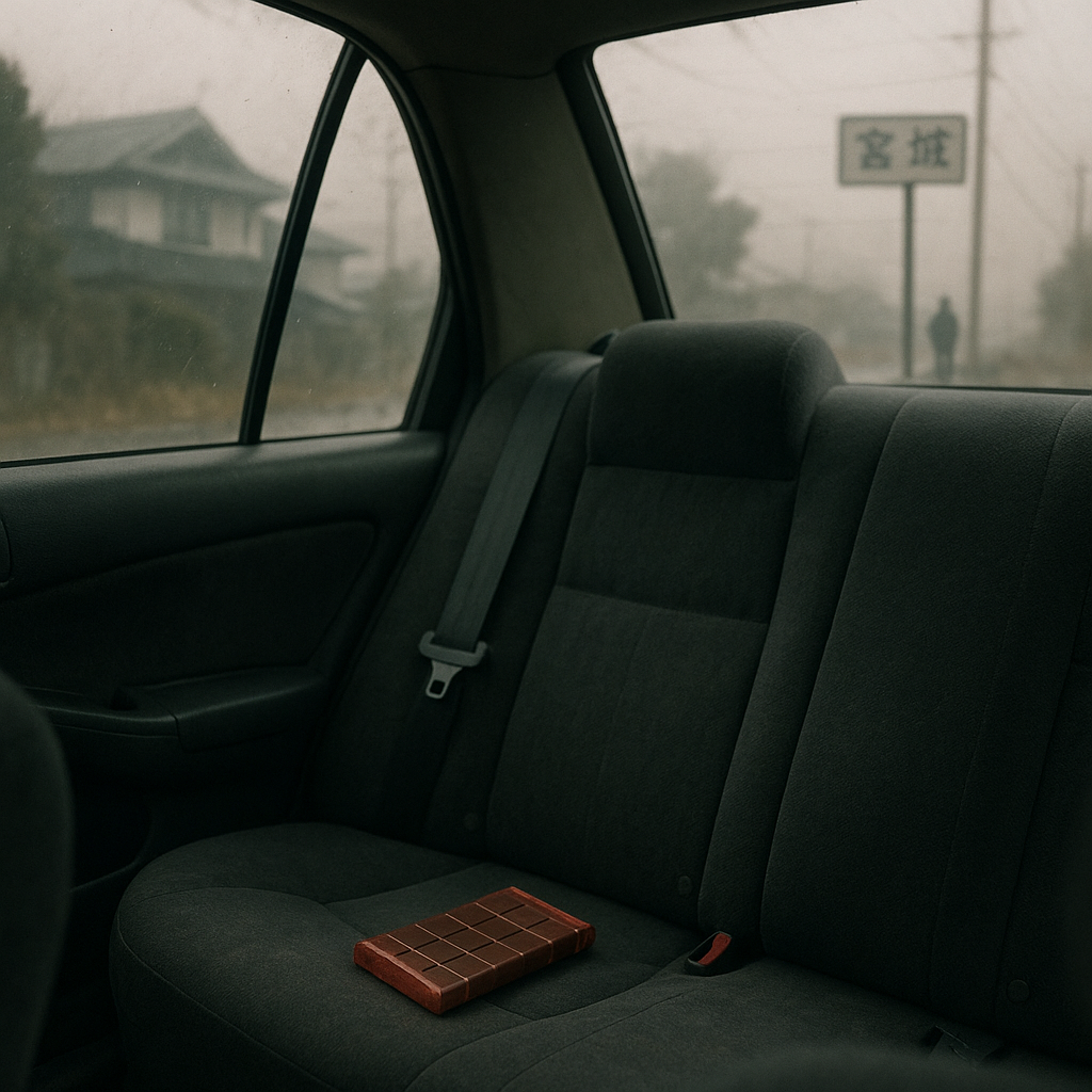 後部座席のチョコレートのイメージ