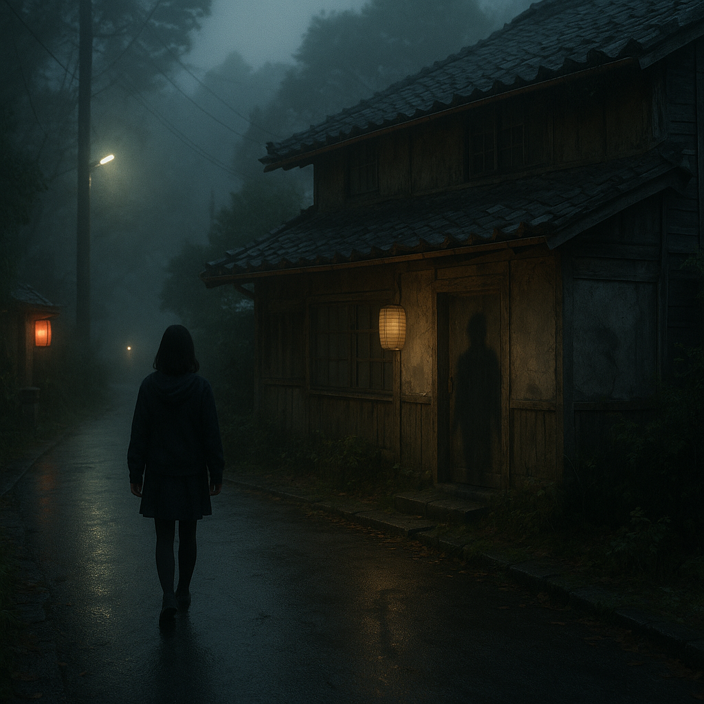 夜の帰り道のイメージ