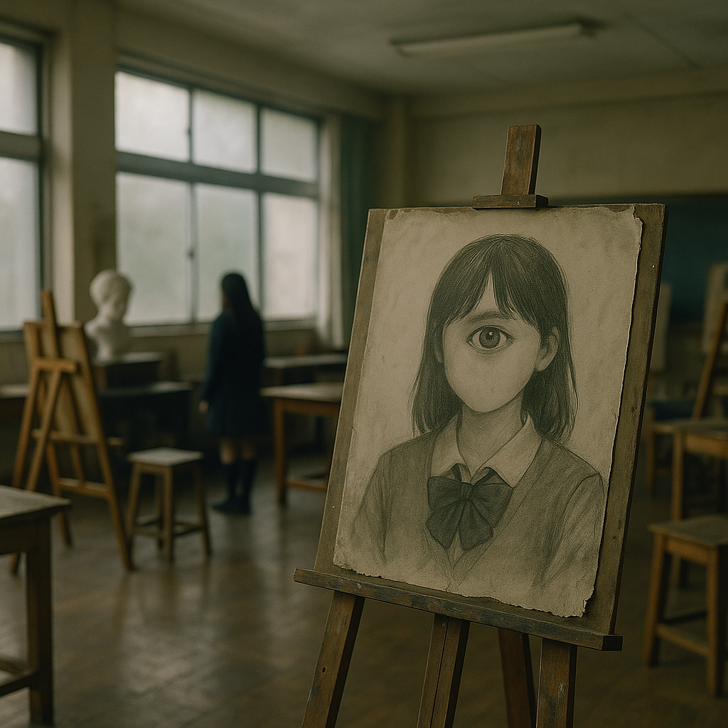 目を描いてはいけないのイメージ