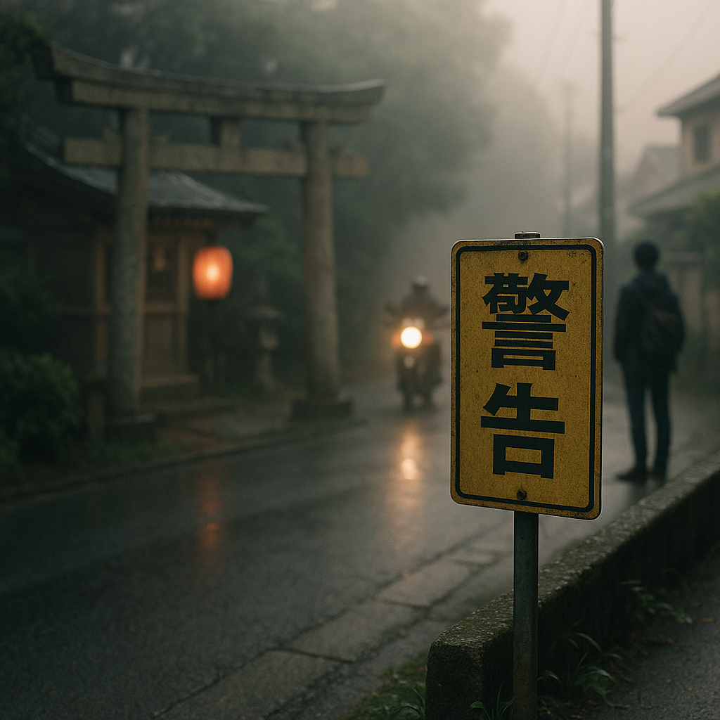 右の警告のイメージ