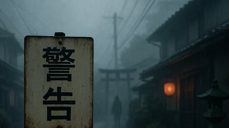 これは私からの警告です