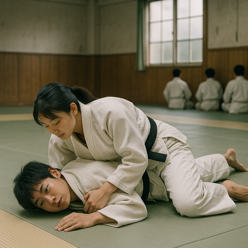 柔道の授業のイメージ