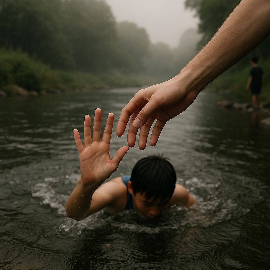 誰かの手のイメージ