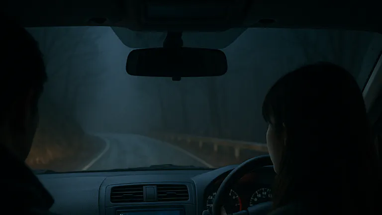 深夜のドライブ