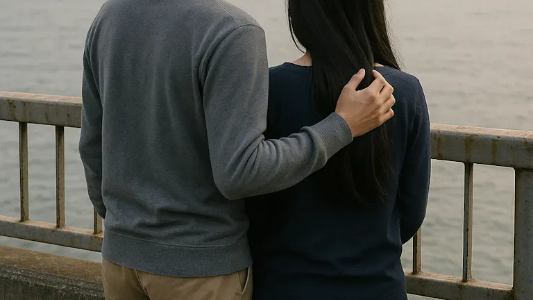 友達の妹⑦(完結編/橋の上で海を眺めるカップル)