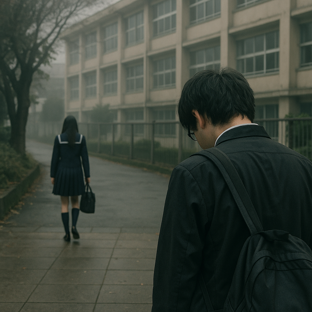 同級生①（優等生女子といじめられキモ男）のイメージ