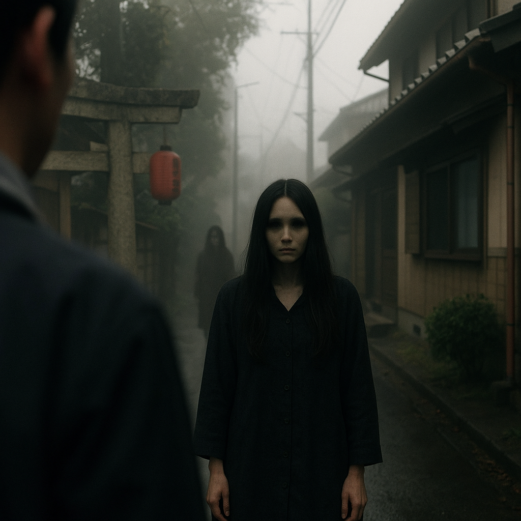 近づく女のイメージ