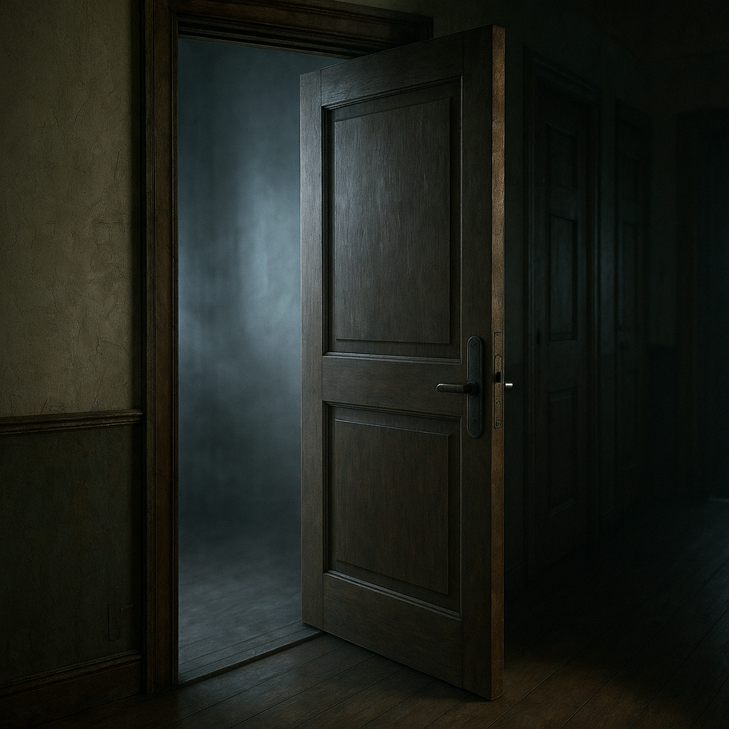 家のドアが...のイメージ