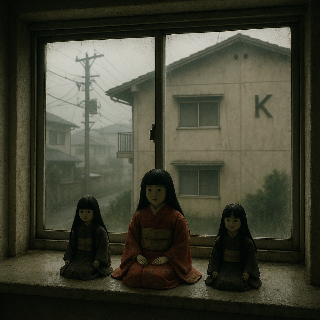 人形のある出窓のイメージ