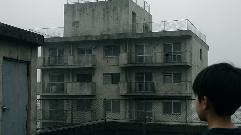 マンションの屋上