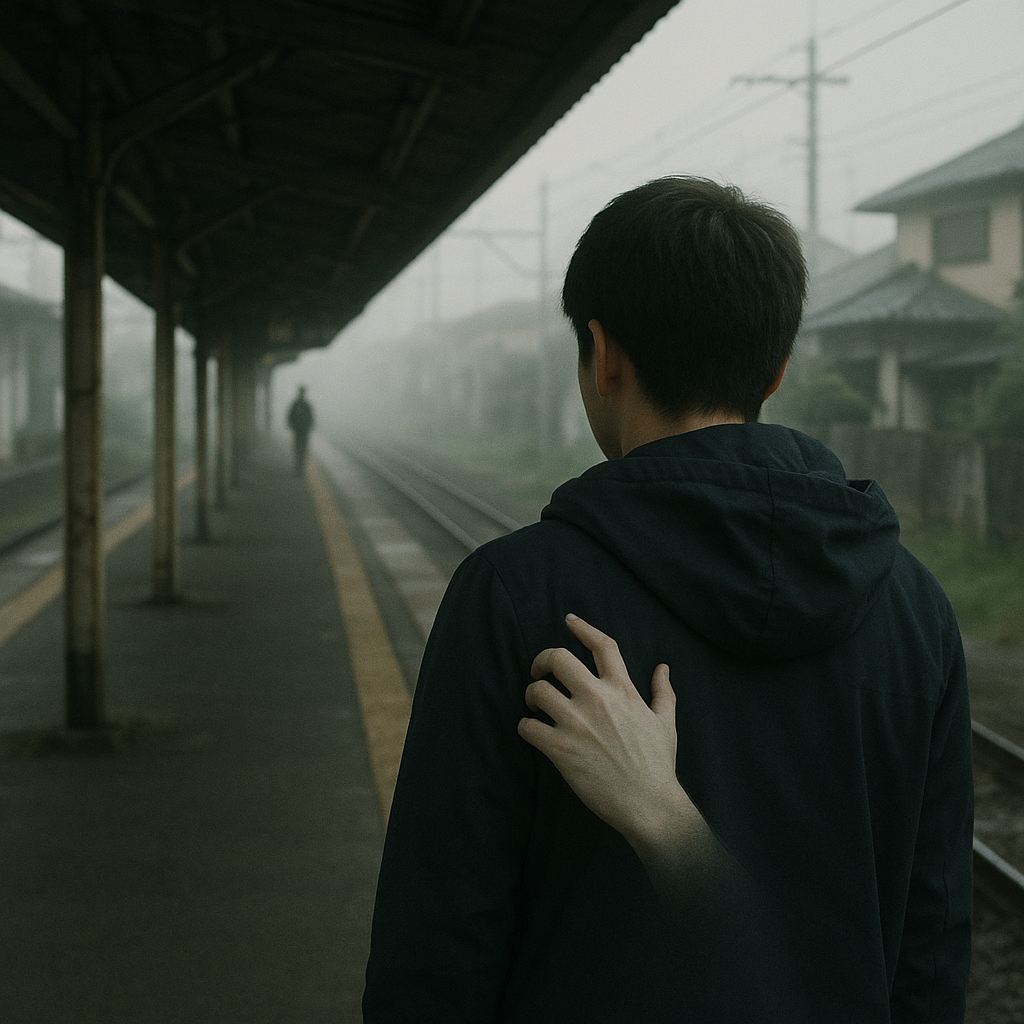 肩を叩かれるのイメージ