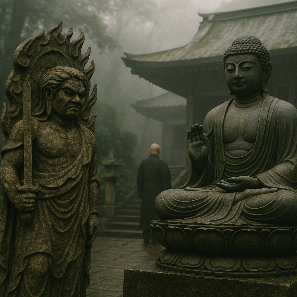 神様と仏様の違いのイメージ