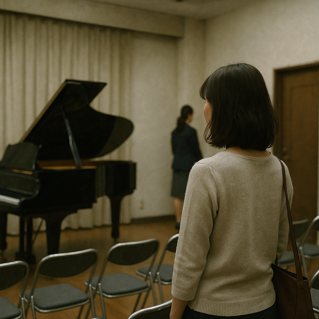 ピアノ教室③（ピアノの発表会で・・）のイメージ