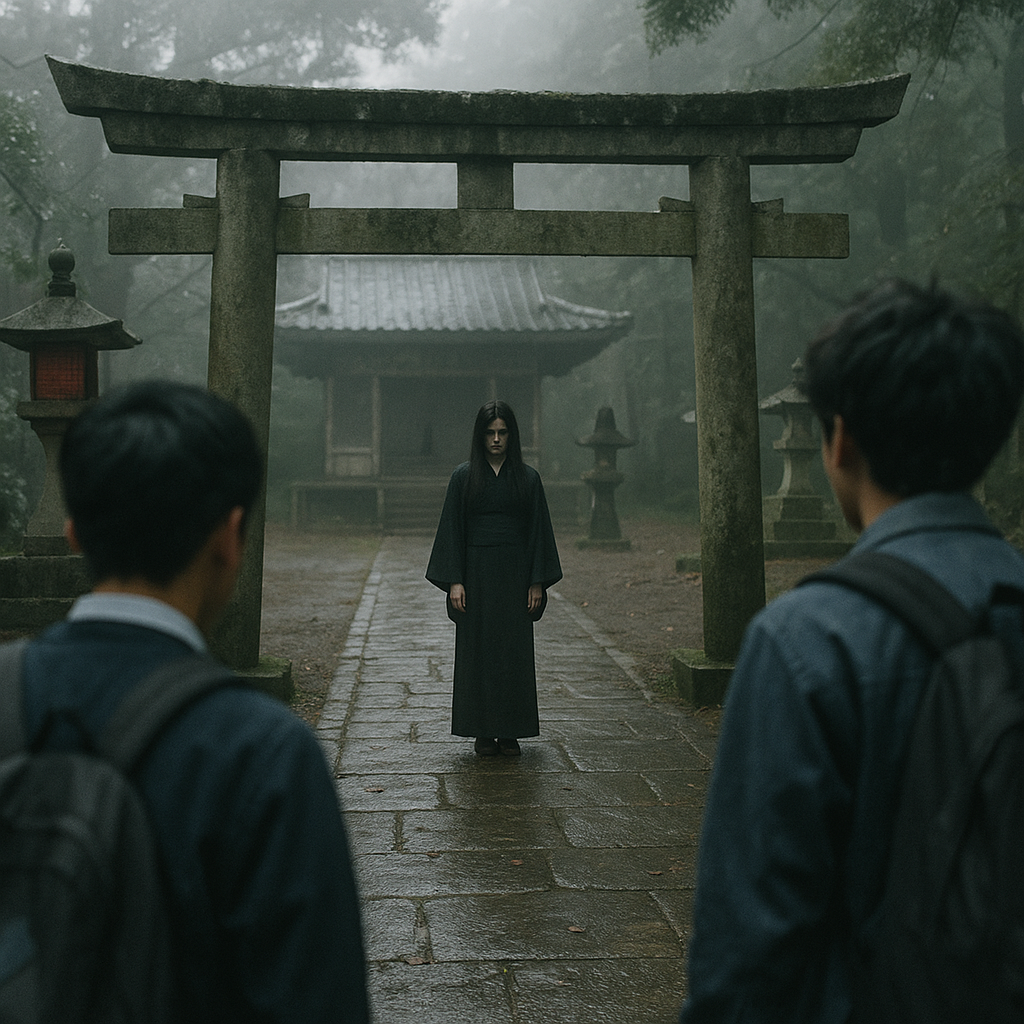 黒い着物の・・・