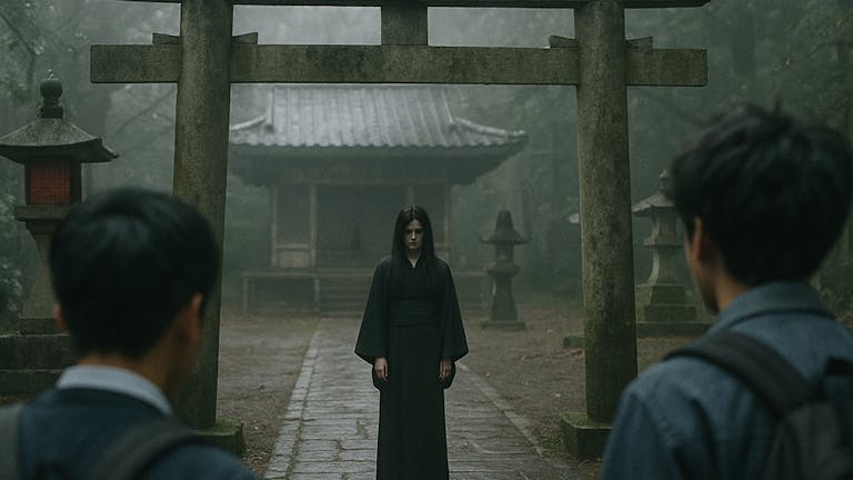 黒い着物の・・・