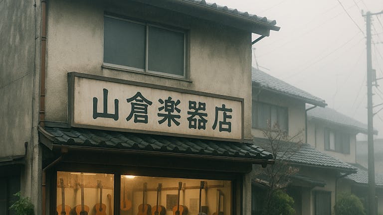 旅の始まり 楽器店と理想の家族