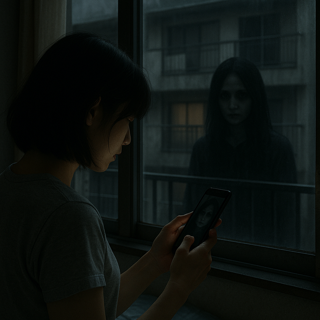 後ろにいるよ…