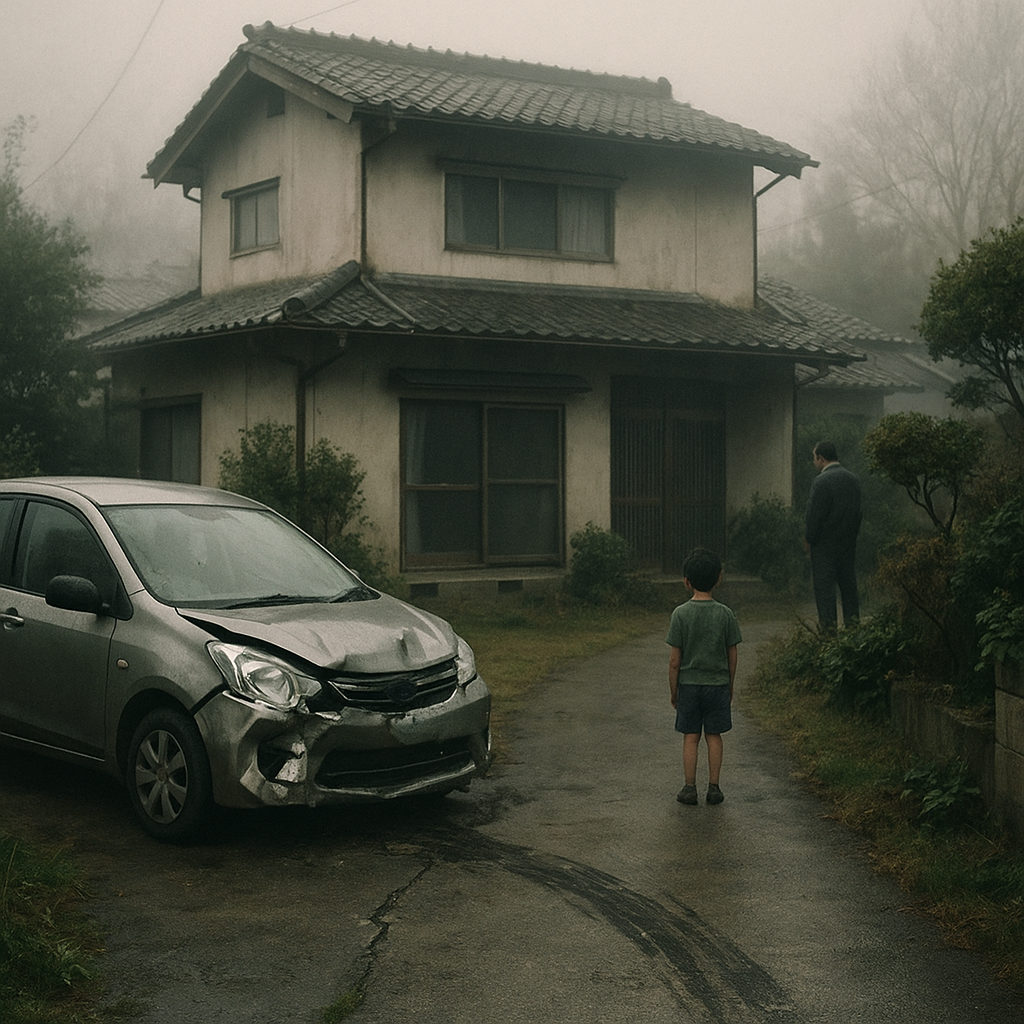 家の前に居るのかな？のイメージ